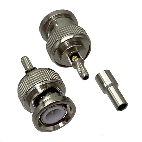 10pcs BNC Male window crimp RG174 LMR100 RG316 cable RF Coaxial connector 50ohm Wire Terminals von LOFWSGPRX