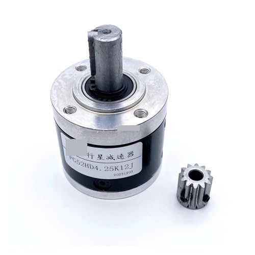 52MM Heavy-Duty Planetary Gear Reducer Gearbox For DC Brush/Brushless Stepper electronic starter 12MM Shaft-Optional shaft Motor Drivers(1 Ratio 15,8.01mm Motor Gear) von LOFWSGPRX