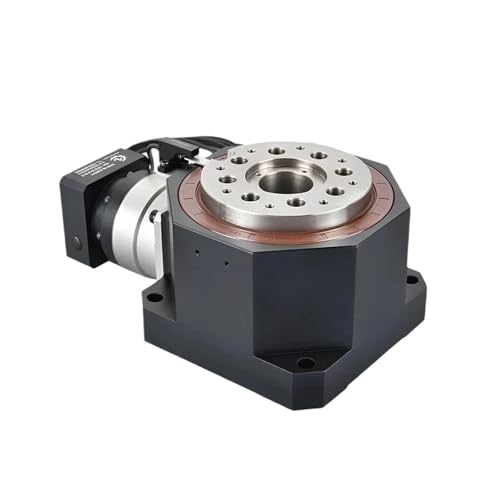 Precise Heavy load Disc Flange 225mm Hollow Rotating Platform Replaces DD electronic starter cam Divider 80 Servo Motor/130 Servo electronic starter Motor Drivers(Ratio 105,19mm Input-80 Servo) von LOFWSGPRX