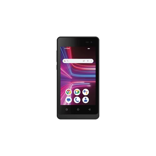 Logicom - Mobiltelefon mit Gesichtserkennung – Smartphone Le Wave – (10,2 cm (4 Zoll) Display – 8 GB – Dual Nano-SIM – Android 11 GB Edition) schwarz von LOGICOM