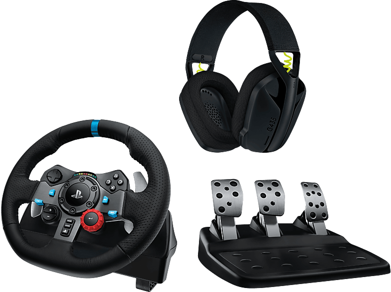 LOGITECH G29 + G435 Rennlenkrad Headset von LOGITECH