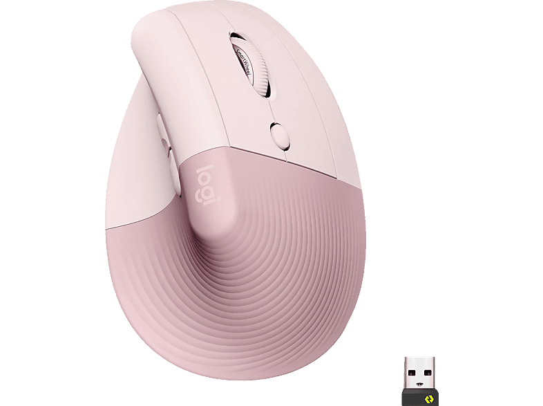 LOGITECH Lift Vertikale Ergonomische Maus, Rose LOGITECH Lift Vertikale Ergonomische Maus, Rose von LOGITECH