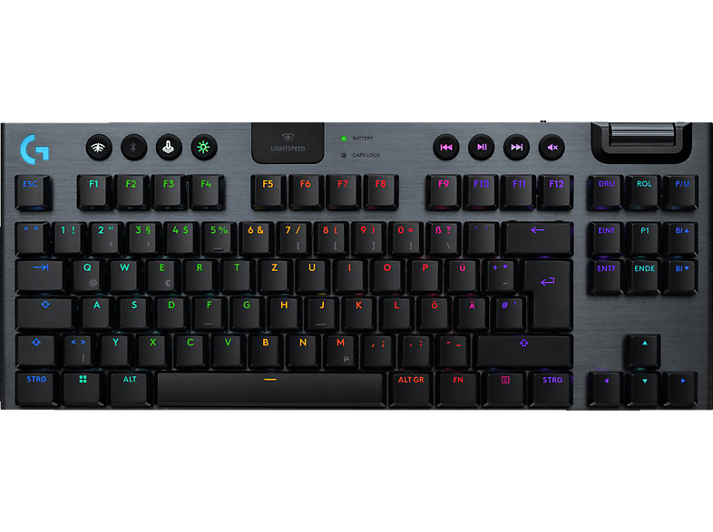 LOGITECH Logitech G915 X LIGHTSPEED TKL, Gaming-Tastatur, kabellos, Schwarz von LOGITECH