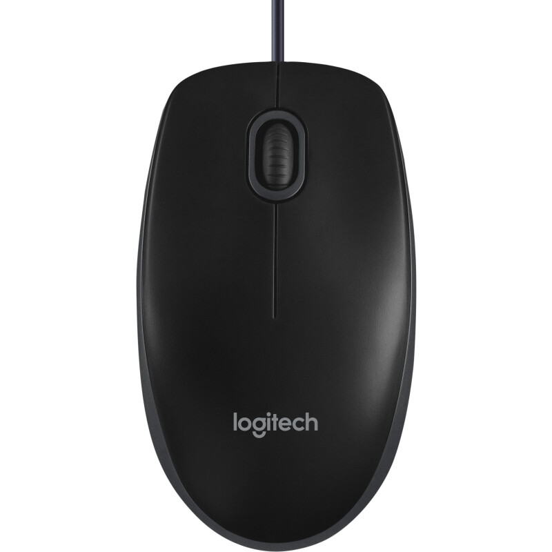 Logitech Maus B100, USB, schwarz von LOGITECH