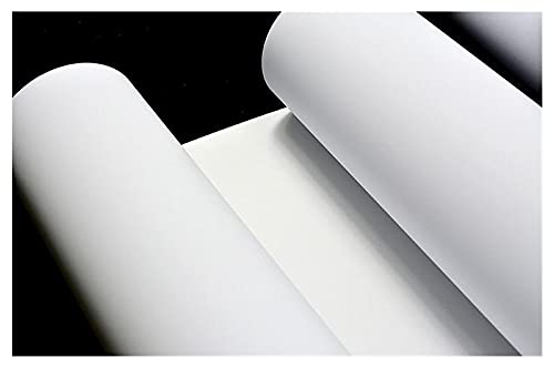 LOLOBFZL nrhnrhh 100gsm dünne Tintenstrahl Matte Foto Papierrolle Fit for Tintenreiter Plotter A3 12in 17in 24in 36in 42in 44in 50in 60in (Color : 18in(0.457) x30m) von LOLOBFZL