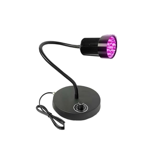 UV-Harz-Härtungslichtlampe 405nm UV-Lampe UV-LED-Härtungslicht 365nm 395nm Einstellbarer Epoxidkleber Grünölharz Bildschirm Leiterplattenlötreparatur(365nm) von LOMCOT