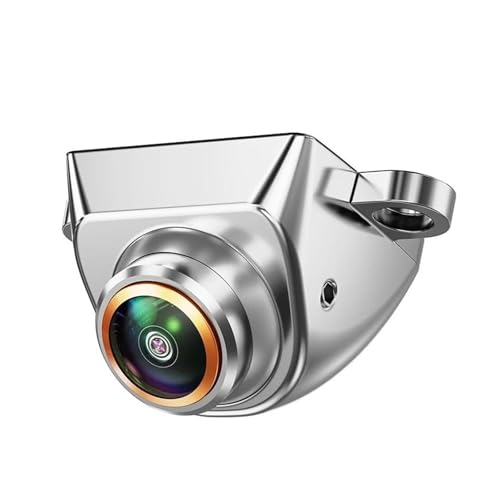 Rückfahrkamera Vision Fahrzeug Front-/Seiten-/Rückfahrkamera AHD 1080P Rückfahrkamera360 Grad Verstellbares Fischaugenobjektiv Full HD Nacht Backup Kamera(Chrome-AHD1080P) von LONPEXDT