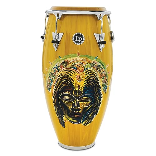 Latin Percussion Conga Santana Africa Speaks Quinto 11" LP522X-SAS, Vibrant Yellow, chrome Hardware von Latin Percussion