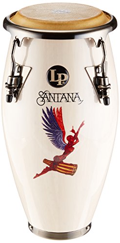 LP Latin Percussion Conga Santana Abraxas Angel LPM197-SNW weiß, brushed Nickel Hardware von LP