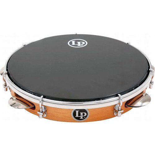 LP Latin Percussion Pandeiro Brazilian 12" Hartholz + 2-lagiges schwarzes Kunststofffell von LP