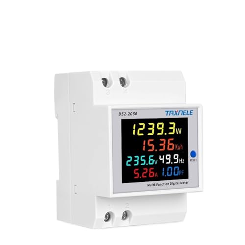 AC-Monitor 110 V 220 V 380 V 100 A Spannung Strom Leistungsfaktor Aktiv KWH Elektrische Energie Frequenzmesser(External CT,AC 250-450V) von LREDONM