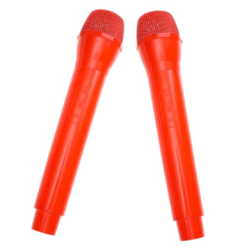 LRXIYODE 2 Stück Requisiten Für Simulationsmikrofone Party Vorgeben Karaoke Vloggen Gefälscht Stütze Simulierte Mikrofon-Requisiten Mikrofon-Modell Simulationsmikrofon-Requisite Abs Rot LRXIYODE 2 Stück Requisiten Für Simulationsmikrofone Party Vorgeben Karaoke Vloggen Gefälscht Stütze Simulierte Mikrofon-Requisiten Mikrofon-Modell Simulationsmikrofon-Requisite Abs Rot von LRXIYODE