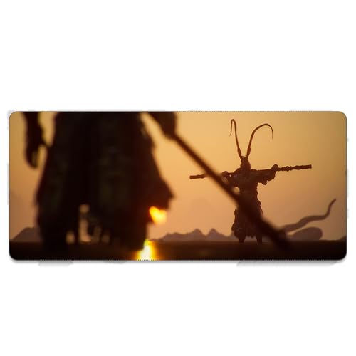 Dark Myth Destiny Man Thickened (5mm) Wrist Protector Keyboard Pad Mouse Pad Table Mat, Soul Class Game Oversized Mouse Pad. (Color1,700x300mm) von LSLY