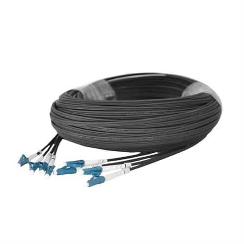 LSSSWM Drop-Kabel 150–300 m LC-LC 4-adriges flaches Glasfaser-Patchkabel LC-LC/SC/FC/ST Singlemode FTTH Jumper 4C Vier for den Außenbereich(300m FC-FC) von LSSSWM