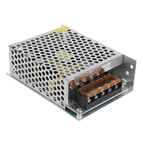 DC24V-Schaltnetzteil-Treiberadapter aus Aluminiumlegierung für 3D-Drucker, LED-Display-Lichtleiste (S-72-24 (24 V/3 A/72 W) AC100–240 V) von LUCKDANO