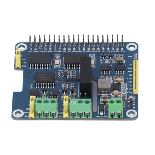 LUCKDANO Isolierte 2-Kanal-CAN-Erweiterungsplatine, Stabile Isolationsspannung, Breite Kompatibilität, Hochwertige PCB-Materialkompatibilität mit Pi, 3, 3B+, Leistungsstarkes von LUCKDANO