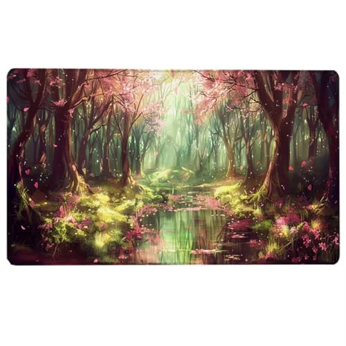 Baum Large XXL Mouse Pad 70 x 30 cm - Schreibtischunterlage - Rosa Gaming Mauspad - Improved Precision and Speed - Rubber Base for Stable Grip on Smooth Surfaces - für Gaming, Büro, Zuhause F-W von LUESUAYN