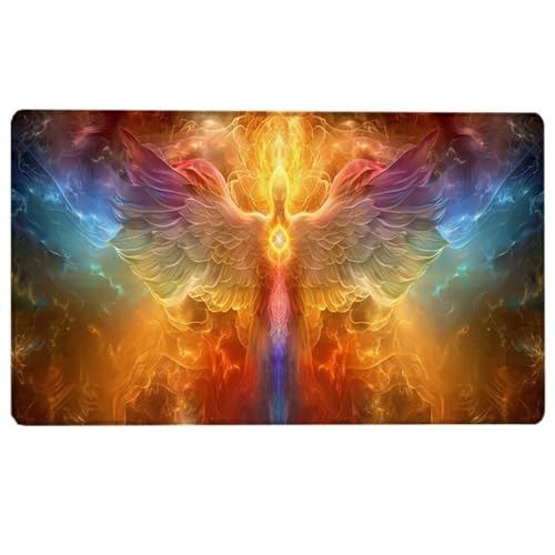 Engel Gaming Mauspad XXL - Großes Mousepad (700 x 300 x 3 MM) - rutschfeste Schreibtischunterlage für Gaming und Büro - Schreibtischunterlage - Farbe Large Mouse pad 2-G von LUESUAYN