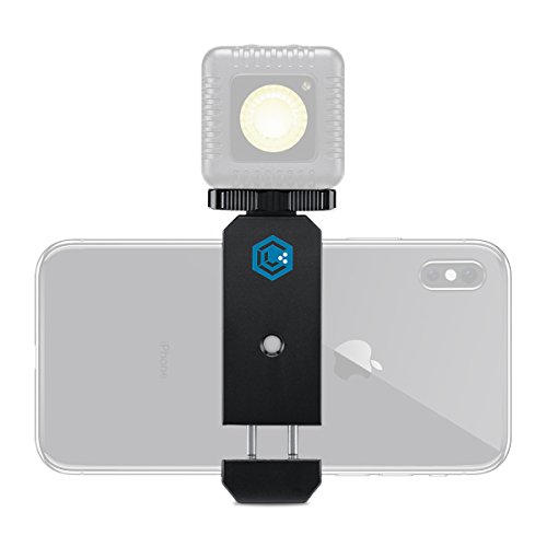 Lume Cube - Smartphone-Halterung - Passt auf jedes Smartphone - iPhone oder Android - 360º Drehung Ihrer Beleuchtung - kompatibel mit Selfie-Stick/Stativ/Verlängerungsstange von LUME CUBE