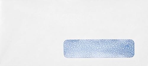 LUXPaper #10 Business Briefumschläge mit Fenster rechts | Sicherheits-Tönung | 11,4 x 24,9 cm | Weiß | 10,9 kg Text | 500 Stück von LUXPaper