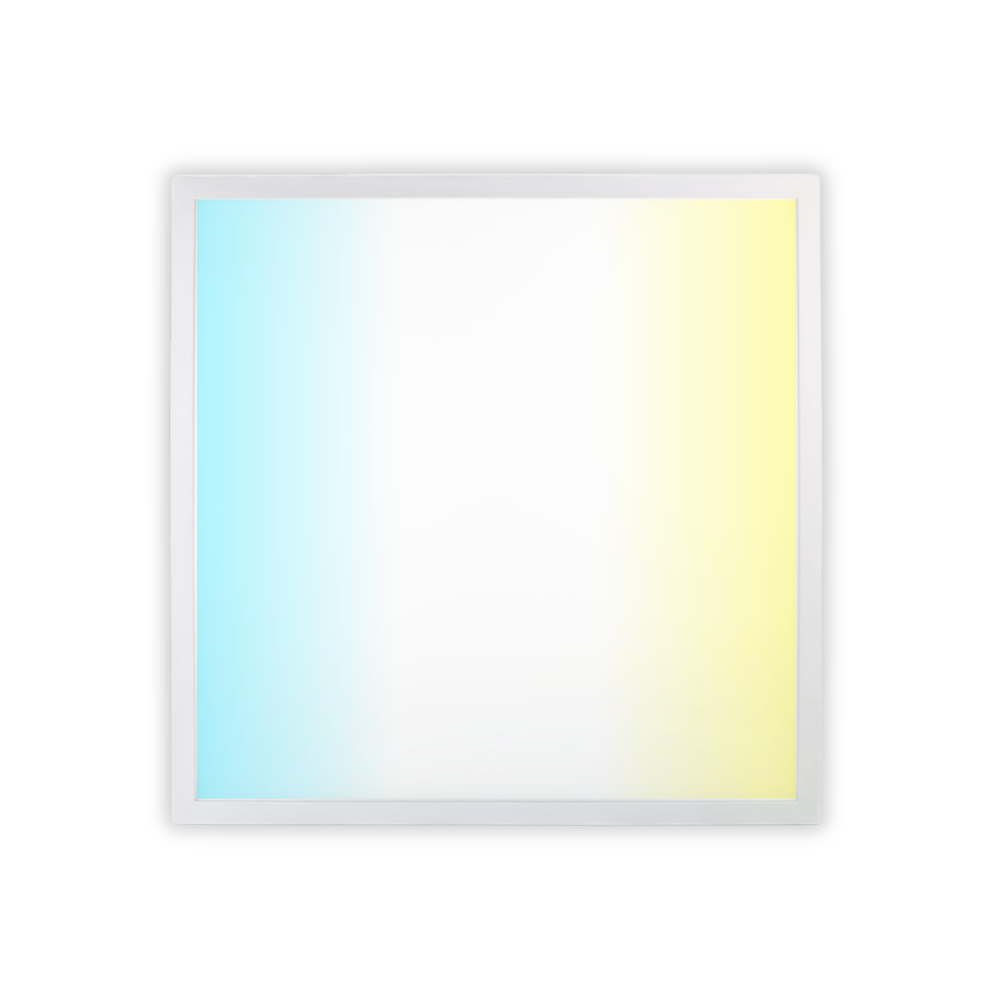 LED-Panel mit Farbtemperaturwechsel CCT, 3000-6000 K, 62x62 cm, Back-lit, 36W, 3600 lm von LUXULA