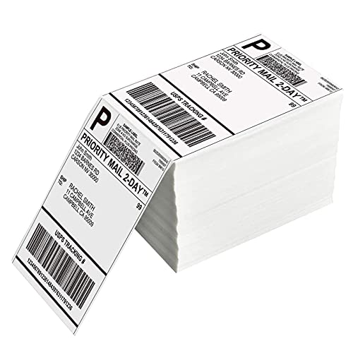 LVYUAN 2000 Stück Thermo Etiketten 4 × 6 Zoll Thermoetiketten Versandetiketten 100 x 150mm, kompatibel mit den meisten Desktop Thermoetikettendruckern, 500 Stück*4 LVYUAN 2000 Stück Thermo Etiketten 4 × 6 Zoll Thermoetiketten Versandetiketten 100 x 150mm, kompatibel mit den meisten Desktop Thermoetikettendruckern, 500 Stück*4 von LVYUAN