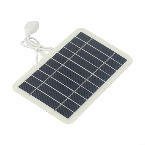 5W 5V Tragbares Solarpanel USB Ladegerät IP65 Wasserdicht Outdoor Powerbank für Camping Wandern Handy MP3 PC Aufladen Schwarz 157 x 94 mm von LVYXON