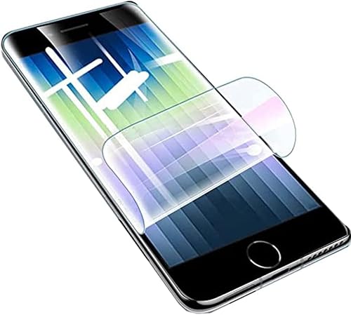 LXEEOLX [2 Stück Hydrogel TPU Schutzfolie für iPhone SE 2022 2020 /iPhone 8, Transparenter Soft Bildschirmschutz mit Fingerabdruck-ID Unterstützen [HD Klar][Anti-Kratzer][Anti-Öl] von LXEEOLX