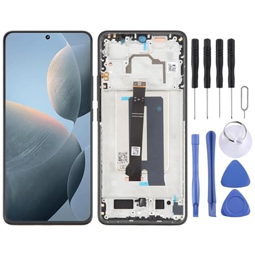 LXGALISA LCD-Bildschirm für Xiaomi Redmi K70E LCD-Bildschirm Digitizer Vollmontage mit Rahmen für LCD-Bildschirm von LXGALISA