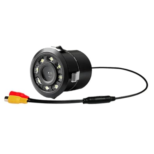 Reverse Einparkhilfe Kamera Auto-Rückfahrkamera 170-Grad-Nachtsicht Automatische Parküberwachung Wasserdicht Rückfahrkamera Weitwinkelobjektiv(Size:8 Lights Perforated) von LXHWEAER
