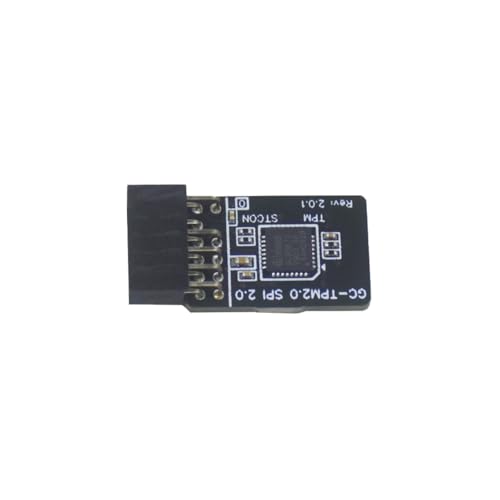 LXJLXD Computer Adapterplatine Für TPM2.0 SPI 2.0 (12-1) Pin Verbindungsport Verbessert Sicherheitsmodul von LXJLXD