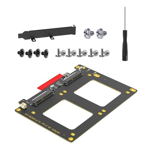 LXJLXD Doppelte SFF8639 Solid Disk Zu PCIE 8X Konvertierungskarte Für Computer Upgrade Und Erweiterung von LXJLXD