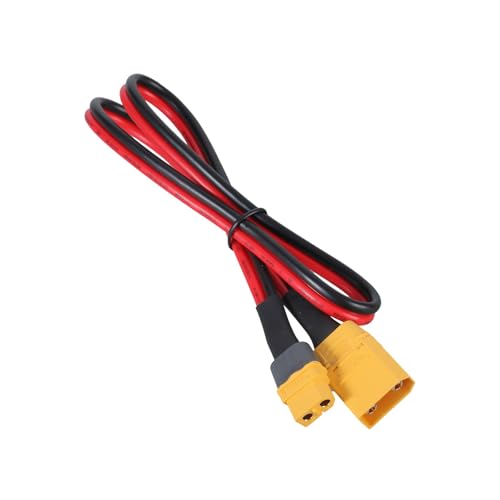 LXJLXD XT60 Buchse auf XT90 Stecker Verlängerungskabel Netzkabel Verbindungskabel für Photovoltaikzellen und Modellflugzeuge, 12 AWG LXJLXD XT60 Buchse auf XT90 Stecker Verlängerungskabel Netzkabel Verbindungskabel für Photovoltaikzellen und Modellflugzeuge, 12 AWG von LXJLXD