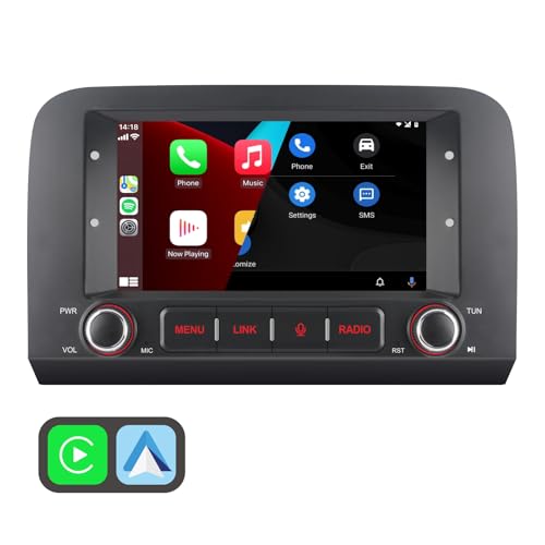 Autoradio für FIAT Croma 2005-2012 Radio mit Kabelloses CarPlay Android Auto 7 Zoll Bluetooth EQ HiFi/AM/FM USB von LXKLSZ