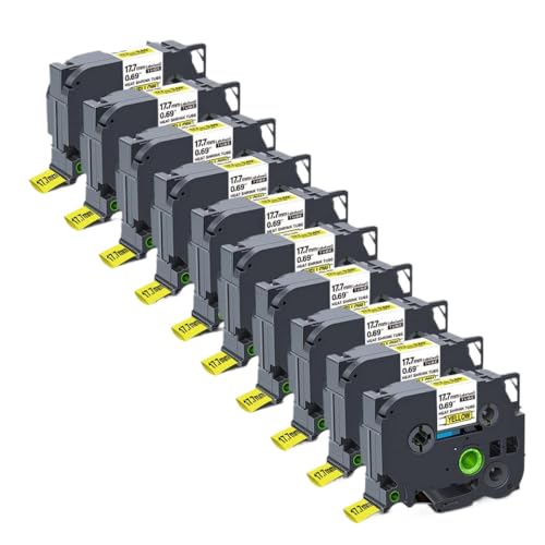 LXfOtG Wärmeschrumpfrohretiketten Kompatibel mit Etikettendrucker 10 Pack(10PK Hse-641) von LXfOtG