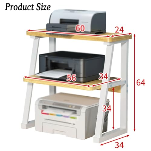 LYHXYLFT 3-stufiger CD-Player-Ständer, AV-Medienständer, Offenes Aufbewahrungs-Audio-Rack, AV-Medien-Audio-Ständer for Wohnzimmer, Büro, Theater, Aufnahmestudio(White+White) von LYHXYLFT