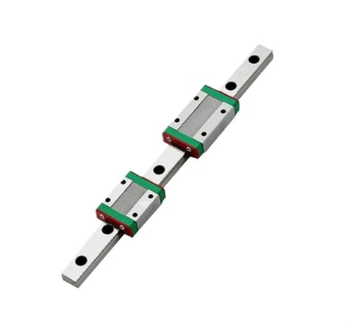 Linearführung, Miniatur-Linear-Gleitführung MGN12 Miniatur-Linearschienenschlitten, 2 Stück MGN12H Linearführung + 2 Stück MGN12H Wagen, 1003505006008001000mm, 3D-Drucker(400mm) von LYMFE