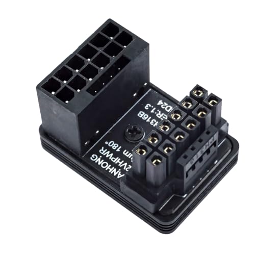 LYNNRICK PCI-E 5.0 Power Modular Adapter 12VHPWR ATX3.0 für 4080 5090TI 16Pin 12+4P Grafikkarte 600W Stecker auf Buchse B von LYNNRICK