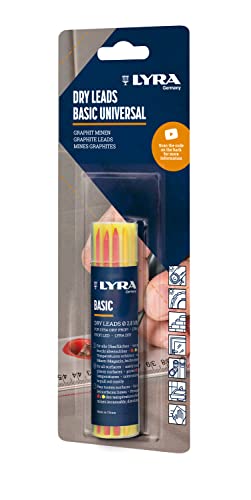 Lyra L4498004 LYRA DRY Blister Ersatzminen Set gefüllt mit 12 Stück Basic-Mine von LYRA