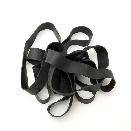 LYVQZPWLR Gurt lockern, 20 Stück elastische Gummibänder, Gummibänder for Bürobedarf, Breite 1 cm, Durchmesser 7,5 cm, extra große, breite schwarze elastische Gummibänder LYVQZPWLR Gurt lockern, 20 Stück elastische Gummibänder, Gummibänder for Bürobedarf, Breite 1 cm, Durchmesser 7,5 cm, extra große, breite schwarze elastische Gummibänder von LYVQZPWLR