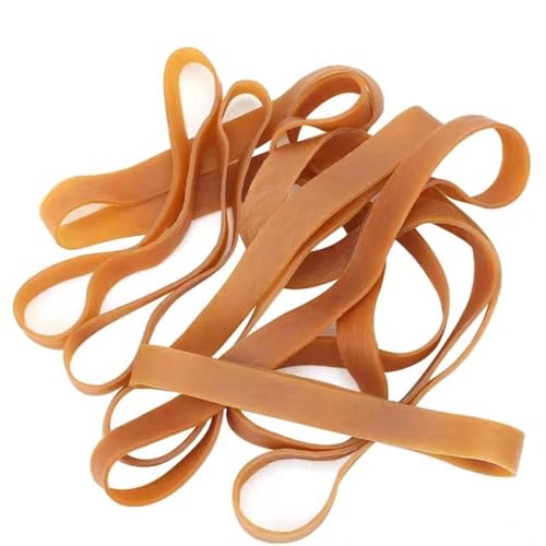LYVQZPWLR Gurt lockern, 5 Stück braunes Gummiband, hochelastische Gummibänder, große, breite, verlängerte Bänder zur Aufbewahrungsversiegelung, 120 x 8 x 1,5 mm LYVQZPWLR Gurt lockern, 5 Stück braunes Gummiband, hochelastische Gummibänder, große, breite, verlängerte Bänder zur Aufbewahrungsversiegelung, 120 x 8 x 1,5 mm von LYVQZPWLR