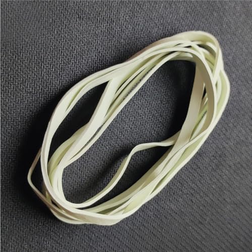 LYVQZPWLR Gurt lockern, Weiße hochelastische Gummibänder, dehnbare Latexringe 125 * 5 * 2 mm, Büromaterial-Paketbedarf, Naturkautschukringe LYVQZPWLR Gurt lockern, Weiße hochelastische Gummibänder, dehnbare Latexringe 125 * 5 * 2 mm, Büromaterial-Paketbedarf, Naturkautschukringe von LYVQZPWLR