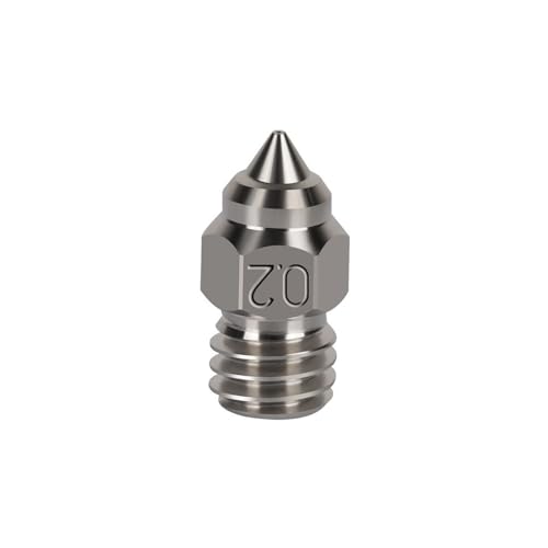 3D-Druckerdüse, Chrom-Zirkonium-Kupfer, Extruder-Hotend-Zubehör aus gehärtetem Stahl for 1,75-mm-Filament, 0,2-mm-Ausgang, 1 Stück LZRONG von LYXDWRC