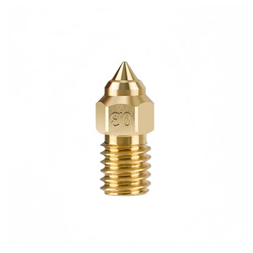 3D-Druckerdüsen, 1-teiliges Extruder-Hotend-Zubehör von Brass, kompatibel mit 1,75-mm-Filamenten, 0,3-mm-Ausgang, gehärteter Stahl LZRONG von LYXDWRC