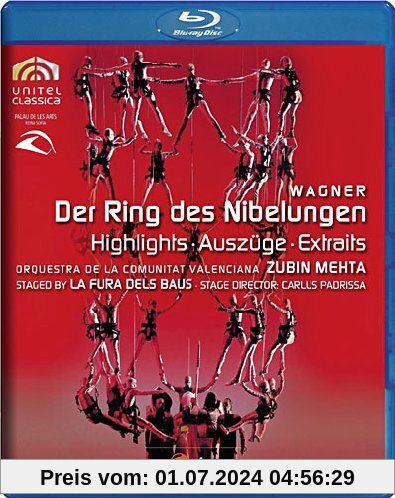 Wagner: Der Ring des Nibelung - Auszüge 130 min. (La Fura dels Baus) [Blu-ray] von La Fura dels Baus