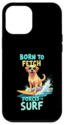 Cooler Labrador Surfen Hund Hülle für iPhone 12 Pro Max von Labrador Fun Designs