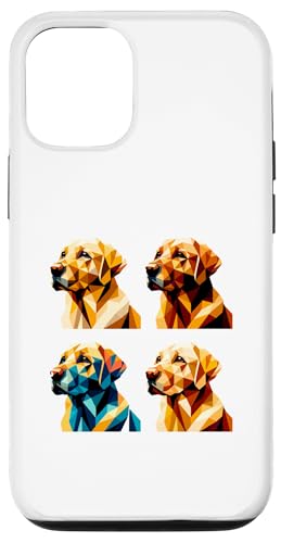 Hülle für iPhone 12/12 Pro Polygon Art Labrador Retriever Lab Labradors Labby von Labrador Retriever Dog Lover Gifts