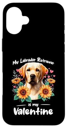 Hülle für iPhone 16 Plus Valentine's Day Labrador Retriever Lab Labradors Labby von Labrador Retriever Dog Lover Gifts