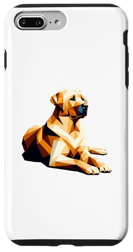 Hülle für iPhone 7 Plus/8 Plus Polygon Art Labrador Retriever Lab Labradors Labby von Labrador Retriever Dog Lover Gifts