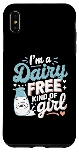 Hülle für iPhone XS Max Ich bin ein milchfreies Mädchen Laktoseintoleranz-Mädchen von Lactose Intolerance Awareness Gifts